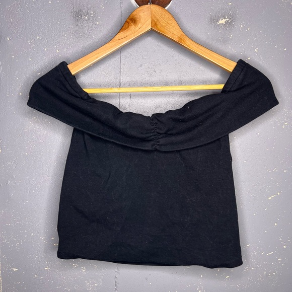 Free People Black Off-Shoulder Top (Large) - Picture 1 of 4